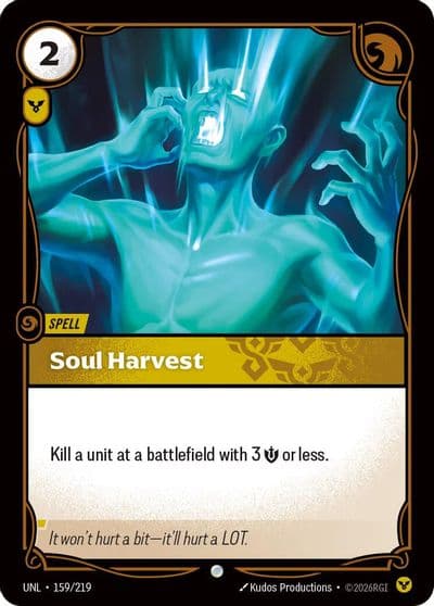 Soul Harvest Unleashed Riftbound card