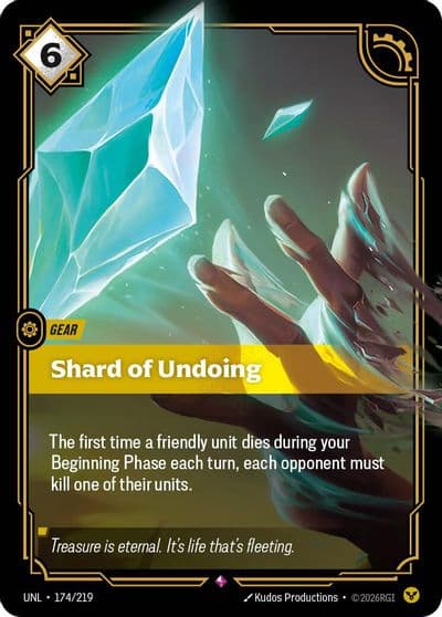 Shard of Undoing Unleashed Riftbound card