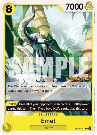 Emet Adventure on Kami's Island Release Event Cards One Piece card