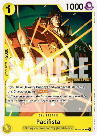 Pacifista Adventure on Kami's Island Release Event Cards One Piece card