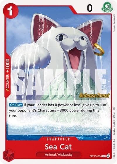 Sea Cat Adventure on Kami's Island Release Event Cards One Piece card