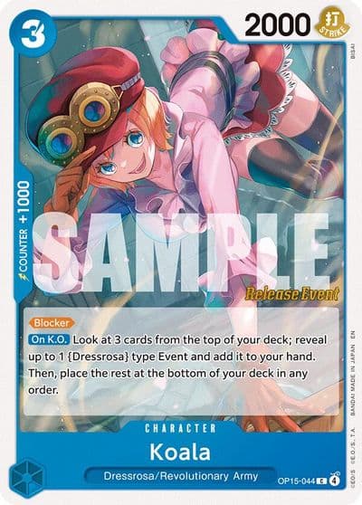 Koala Adventure on Kami's Island Release Event Cards One Piece card