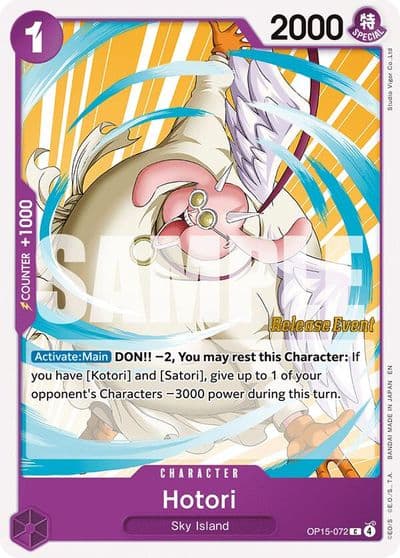 Hotori Adventure on Kami's Island Release Event Cards One Piece card