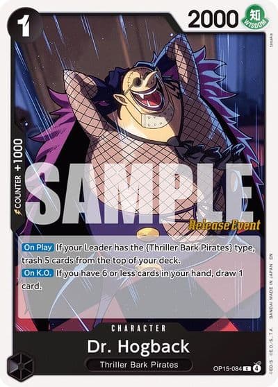 Dr Hogback Adventure on Kami's Island Release Event Cards One Piece card