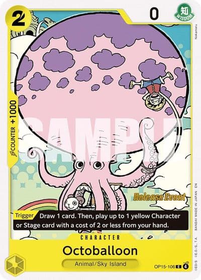 Octoballoon Adventure on Kami's Island Release Event Cards One Piece card