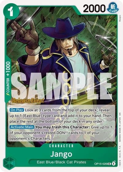 Jango Adventure on Kami's Island Release Event Cards One Piece card