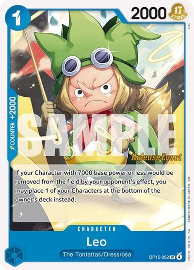 Leo Adventure on Kami's Island Release Event Cards One Piece card