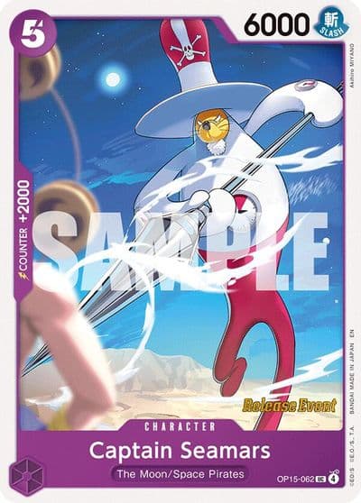 Captain Seamars Adventure on Kami's Island Release Event Cards One Piece card
