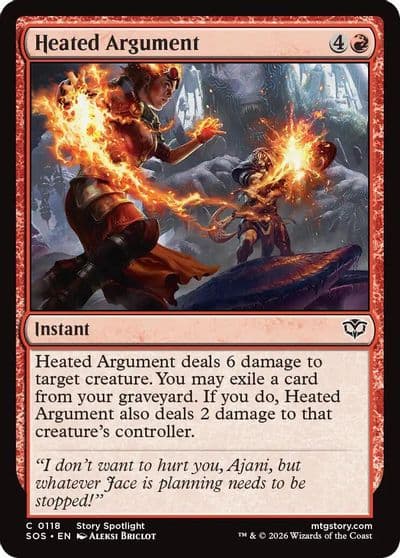 Heated Argument Secrets of Strixhaven Magic card