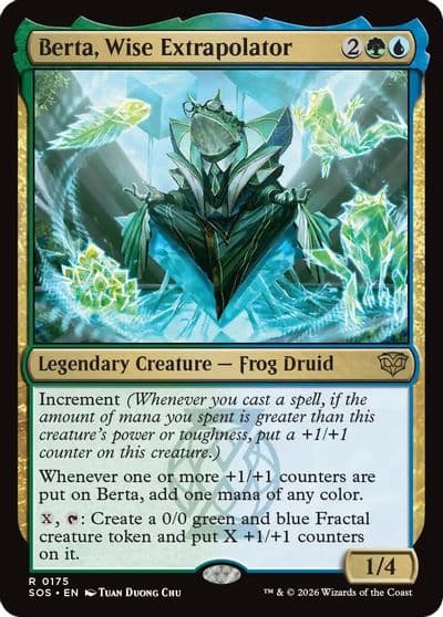 Berta Wise Extrapolator Secrets of Strixhaven Magic card