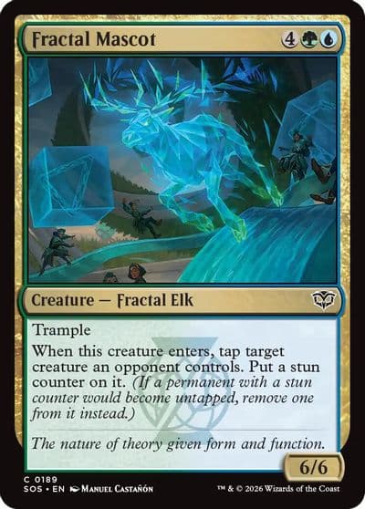 Fractal Mascot Secrets of Strixhaven Magic card