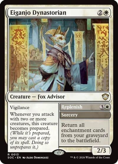 Eiganjo Dynastorian Commander: Secrets of Strixhaven Magic card