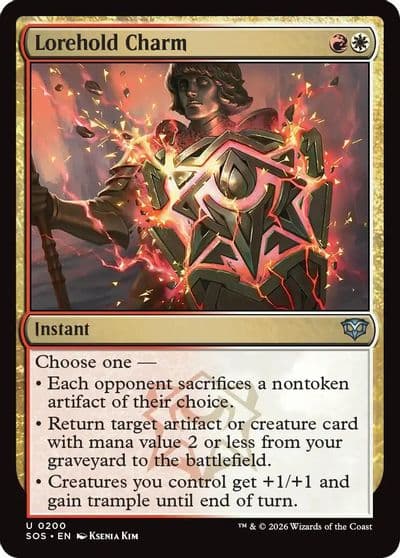 Lorehold Charm Secrets of Strixhaven Magic card