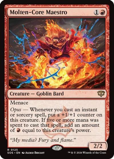 Molten Core Maestro Secrets of Strixhaven Magic card
