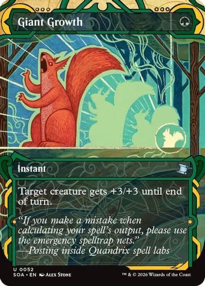 Giant Growth Secrets of Strixhaven: Mystical Archive Magic card