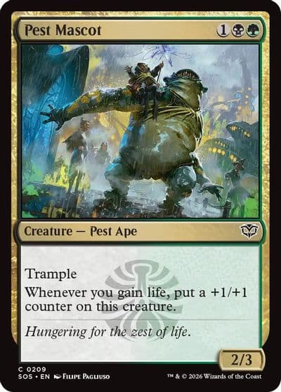 Pest Mascot Secrets of Strixhaven Magic card