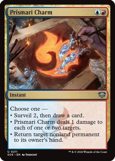 Prismari Charm Secrets of Strixhaven Magic card