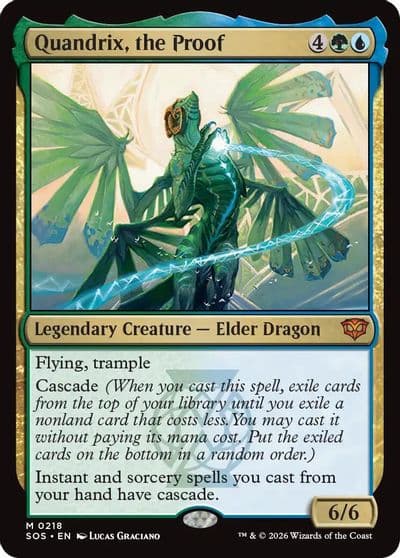 Quandrix the Proof Secrets of Strixhaven Magic card
