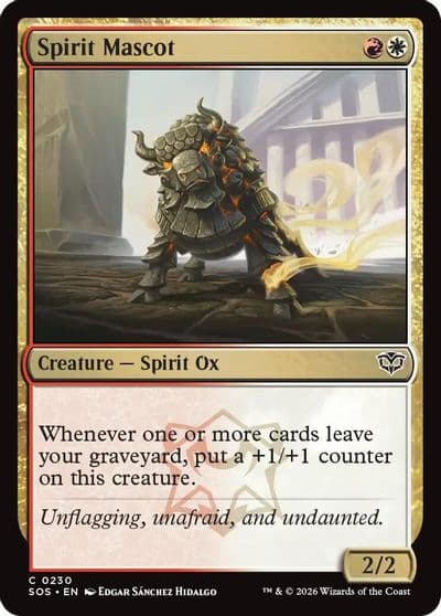 Spirit Mascot Secrets of Strixhaven Magic card