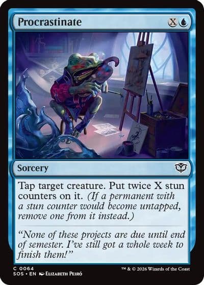 Procrastinate Secrets of Strixhaven Magic card