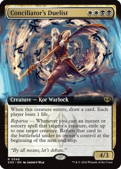 Conciliators Duelist Extended Art Secrets of Strixhaven Magic card