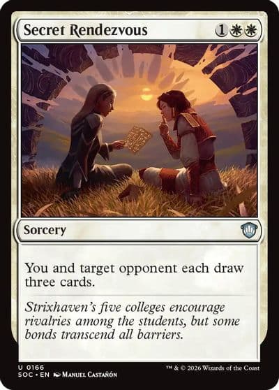 Secret Rendezvous Commander: Secrets of Strixhaven Magic card