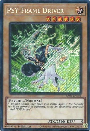 PSY Frame Driver Secret Rare Rarity Collection 5 Yu-Gi-Oh! card