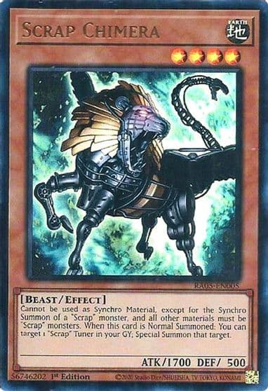 Scrap Chimera Ultra Rare Rarity Collection 5 Yu-Gi-Oh! card