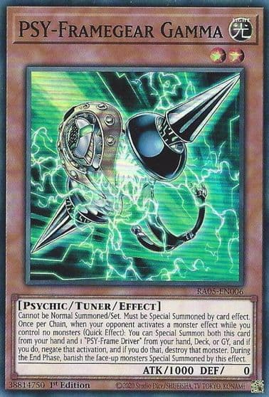 PSY Framegear Gamma Rarity Collection 5 Yu-Gi-Oh! card