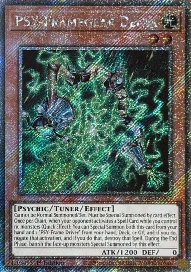 PSY Framegear Delta Platinum Secret Rare Rarity Collection 5 Yu-Gi-Oh! card