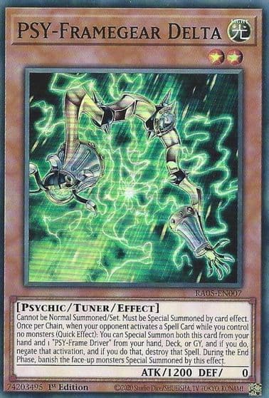 PSY Framegear Delta Rarity Collection 5 Yu-Gi-Oh! card