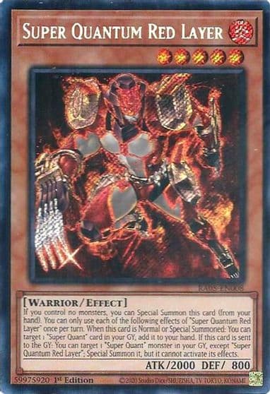 Super Quantum Red Layer Secret Rare Rarity Collection 5 Yu-Gi-Oh! card