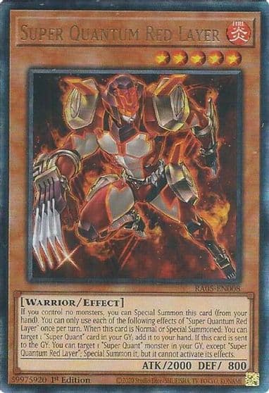 Super Quantum Red Layer Ultimate Rare Rarity Collection 5 Yu-Gi-Oh! card