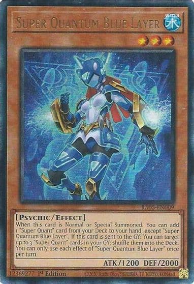 Super Quantum Blue Layer Ultimate Rare Rarity Collection 5 Yu-Gi-Oh! card