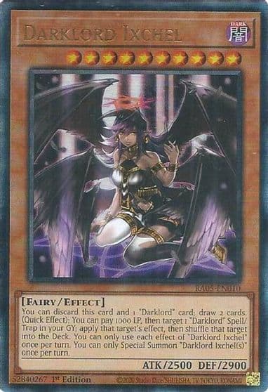 Darklord Ixchel Ultimate Rare Rarity Collection 5 Yu-Gi-Oh! card