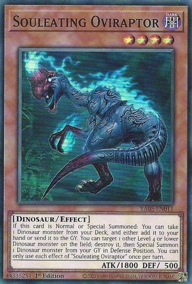 Souleating Oviraptor Rarity Collection 5 Yu-Gi-Oh! card