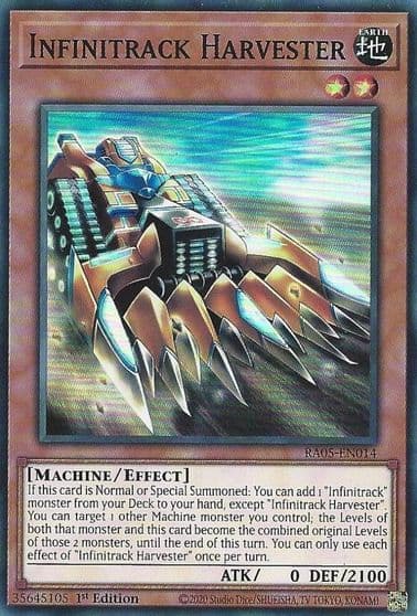 Infinitrack Harvester Rarity Collection 5 Yu-Gi-Oh! card