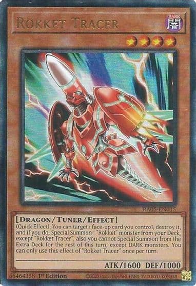 Rokket Tracer Ultimate Rare Rarity Collection 5 Yu-Gi-Oh! card