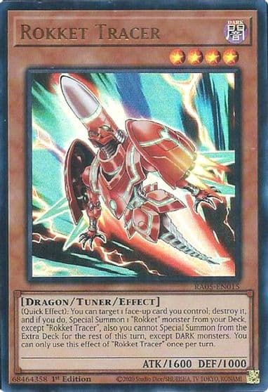 Rokket Tracer Ultra Rare Rarity Collection 5 Yu-Gi-Oh! card