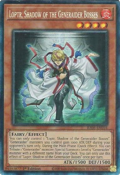 Loptr Shadow of the Generaider Bosses Collectors Rare Rarity Collection 5 Yu-Gi-Oh! card