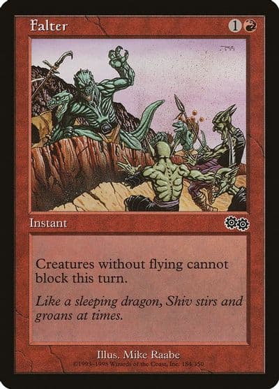 Falter Urza's Saga Magic card
