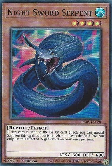 Night Sword Serpent Rarity Collection 5 Yu-Gi-Oh! card