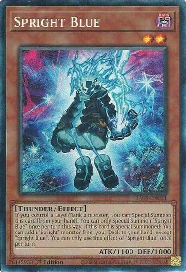 Spright Blue Collectors Rare Rarity Collection 5 Yu-Gi-Oh! card