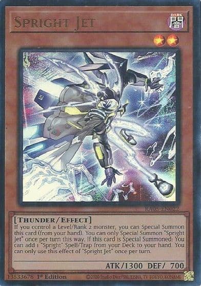 Spright Jet Ultra Rare Rarity Collection 5 Yu-Gi-Oh! card
