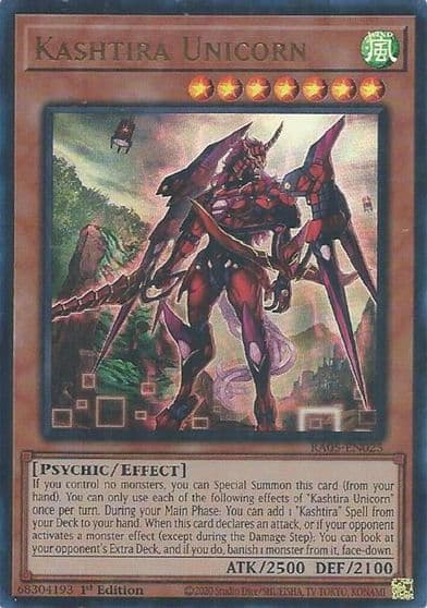 Kashtira Unicorn Ultra Rare Rarity Collection 5 Yu-Gi-Oh! card
