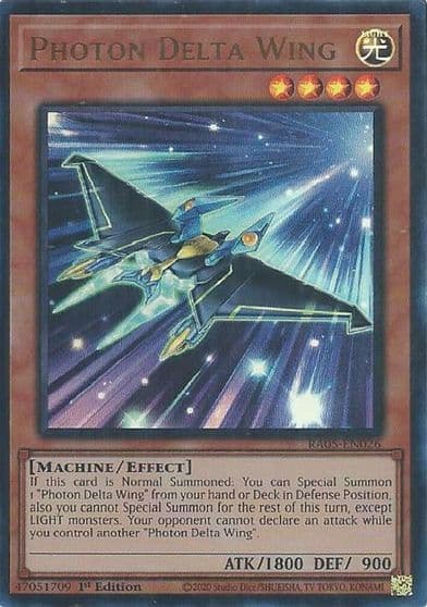 Photon Delta Wing Ultra Rare Rarity Collection 5 Yu-Gi-Oh! card