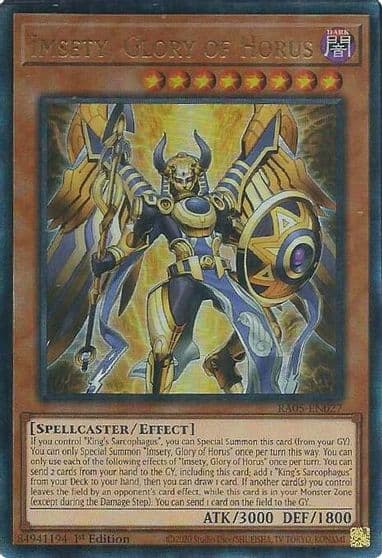 Imsety Glory of Horus Ultimate Rare Rarity Collection 5 Yu-Gi-Oh! card