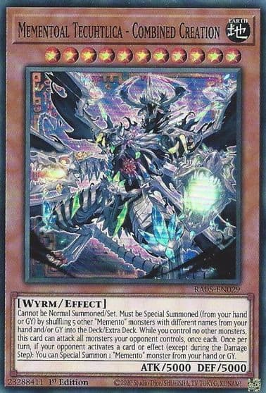 Mementoal Tecuhtlica Combined Creation Rarity Collection 5 Yu-Gi-Oh! card