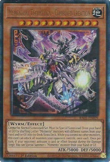 Mementoal Tecuhtlica Combined Creation Ultimate Rare Rarity Collection 5 Yu-Gi-Oh! card