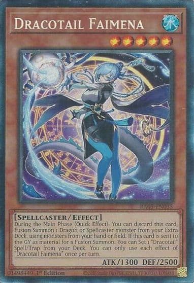 Dracotail Faimena Collectors Rare Rarity Collection 5 Yu-Gi-Oh! card